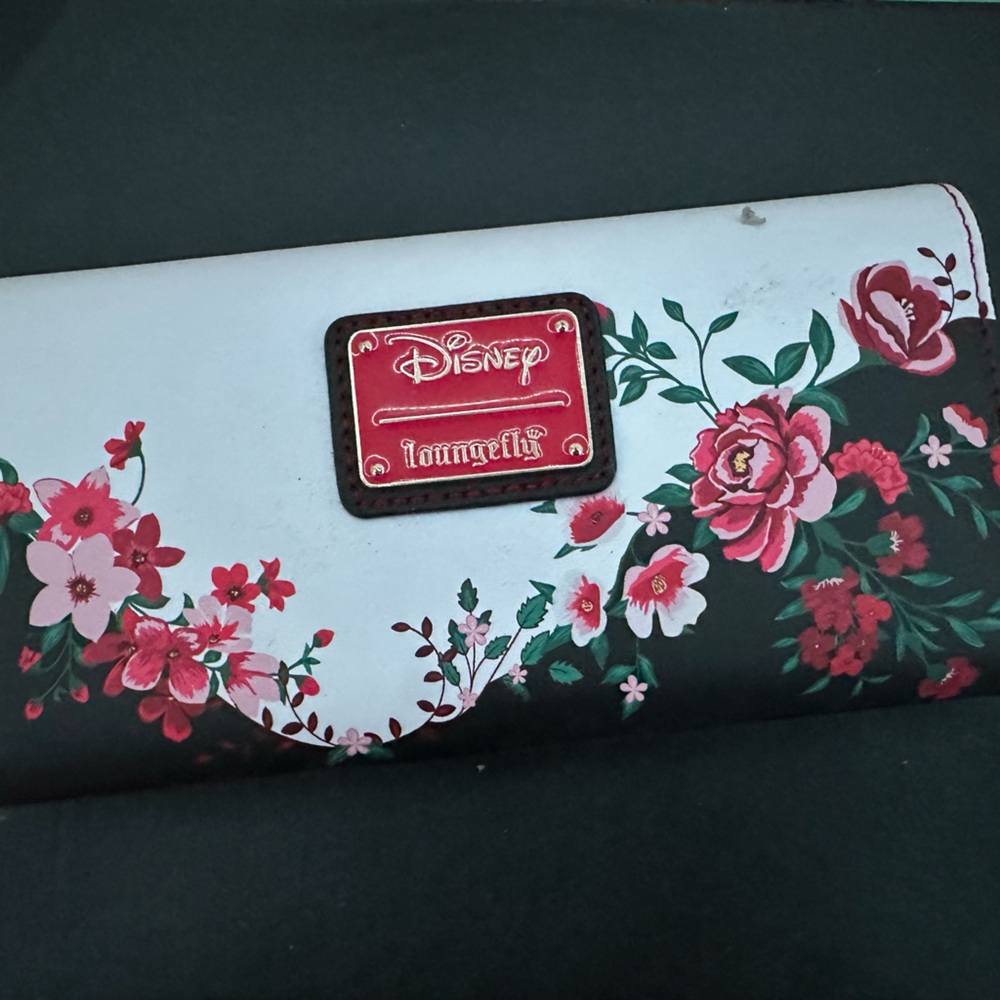 Disney Loungefly Floral Wallet